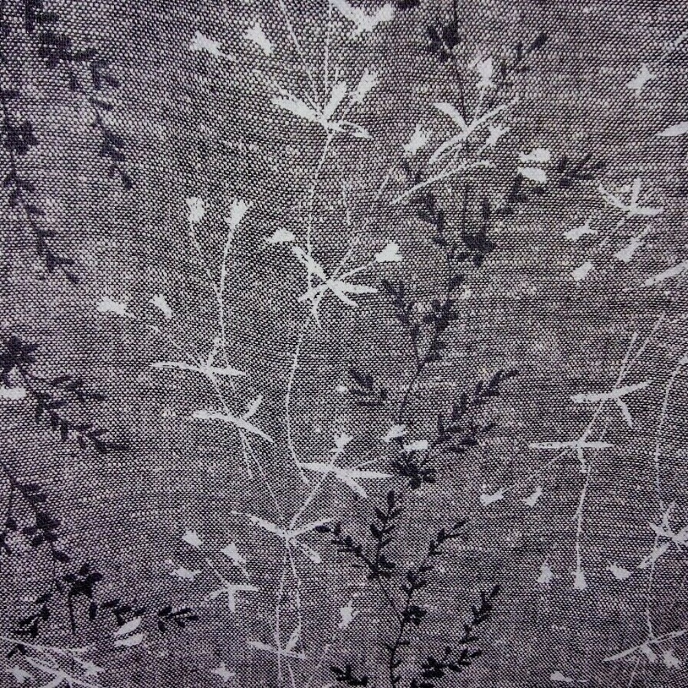 Breastfeeding Nursing Dress Gray Black Vine Size L - Picture 6 of 6